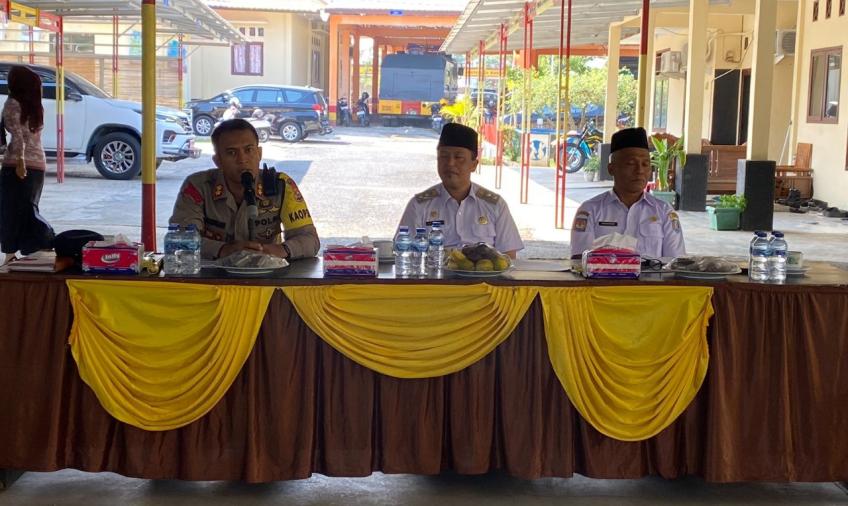 Kapolres Kaur Ikuti Rapat Koordinasi Terkait Permasalahan Tapal Batas Kecamatan Kaur Tengah dan Kecamatan Luas