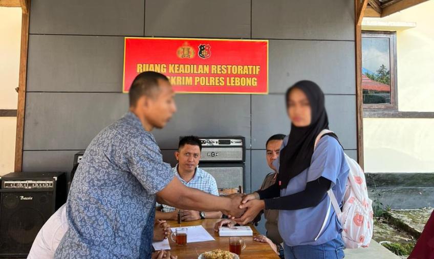 Satreskrim Polres Lebong Gelar Restorative Justice Kasus KDRT 
