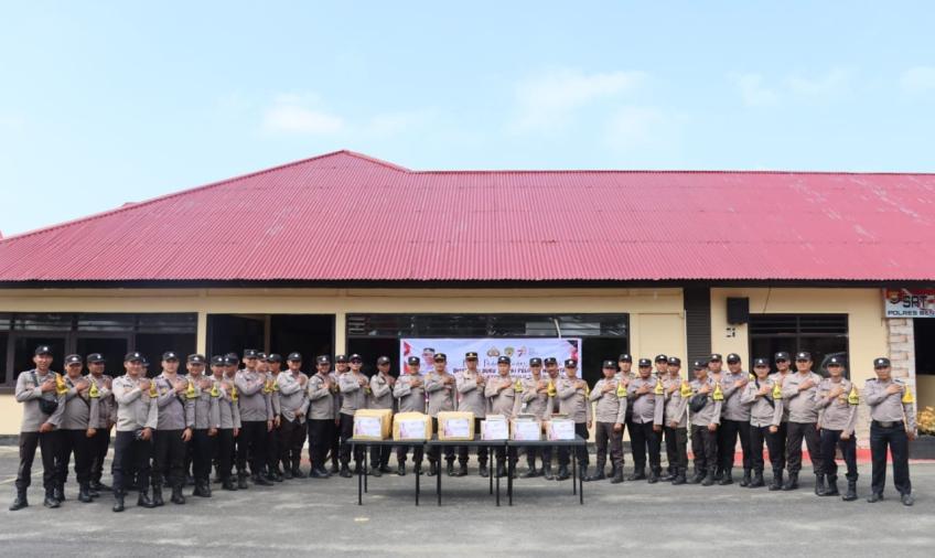 Polres Bengkulu Selatan Distribusikan Buku Polri Peduli Budaya Literasi 