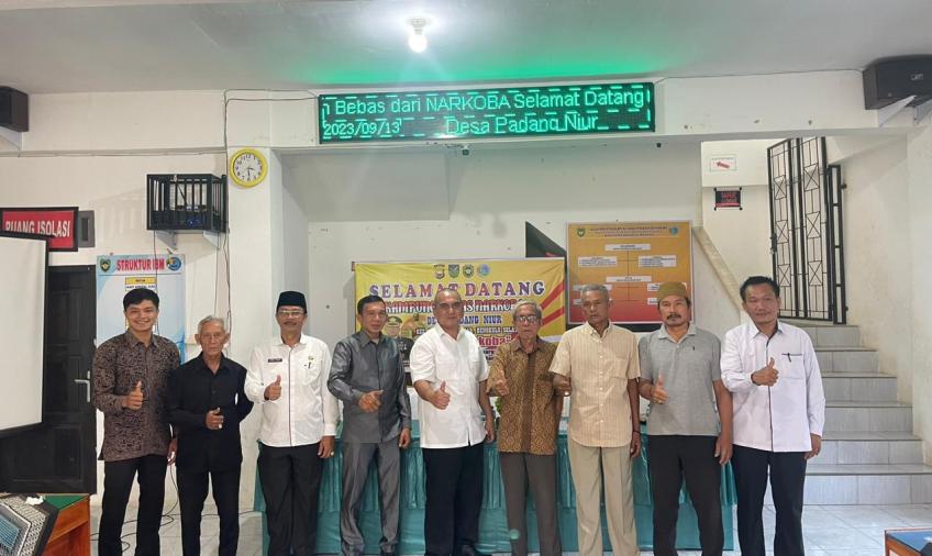 Tim Polda Bengkulu Laksanakan Penilaian Kampung Bebas Narkoba di Bengkulu Selatan