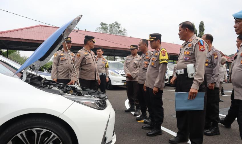 Cek Kesiapan Pengamanan Pemilu 2024, Mabes Polri Supervisi Sarpras di Polres Kepahiang
