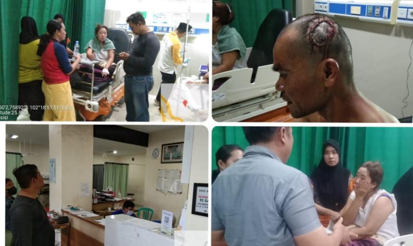Polisi Olah TKP Penganiayaan di Kelurahan Padang Serai