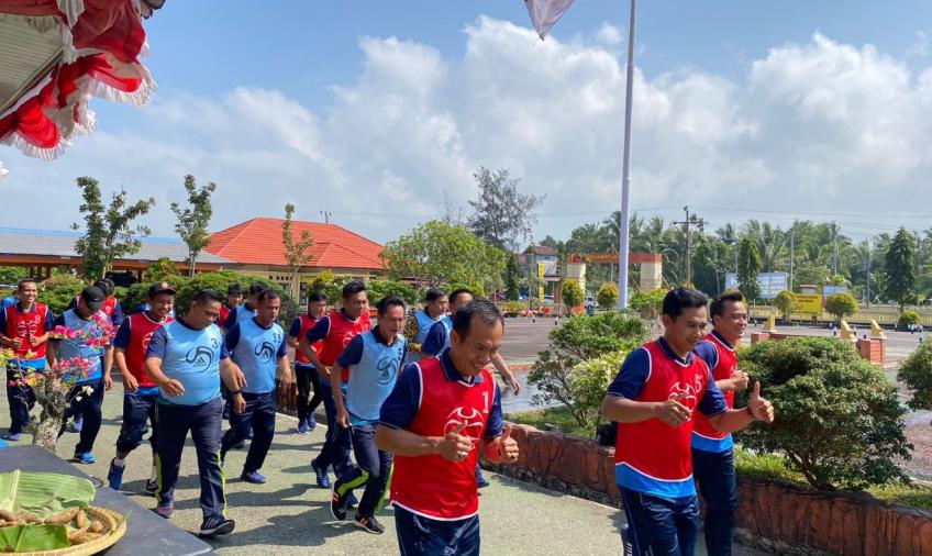Polres Kaur Gelar Kegiatan Kesampataan Jasmani Periode II Tahun 2023 