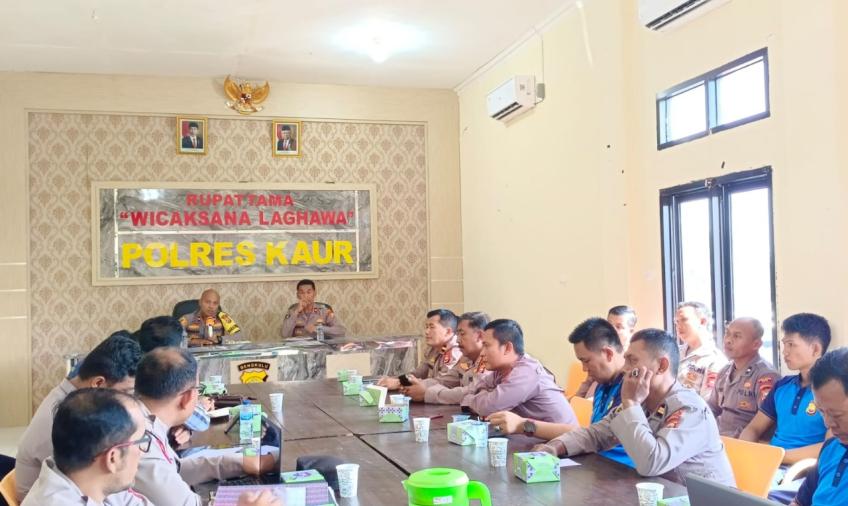 Tingkatkan Pelayanan, SPKT Polda Bengkulu Lakukan Supervisi di Kaur 