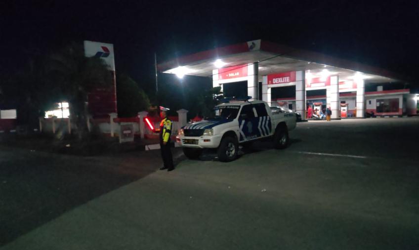 Antisipasi Gangguan Kamtibmas, Polres Kaur Gelar Patroli di Jalan Lintas