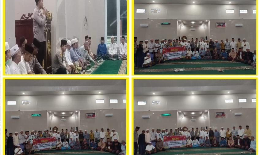 Subuh Keliling Polresta Bengkulu Dilaksanakan di Masjid Al Muhtadin Kampung Melayu
