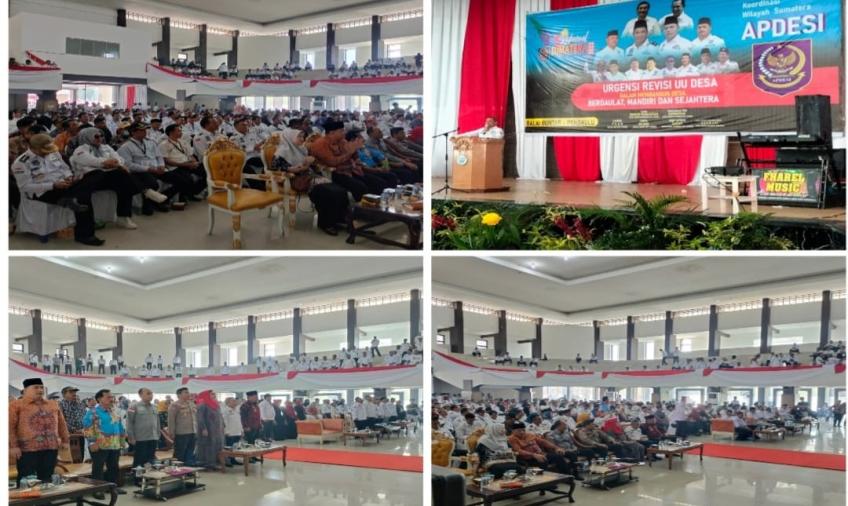Personel Polresta Bengkulu Laksanakan Pengamanan Rakorwil Apdesi Se Sumatera