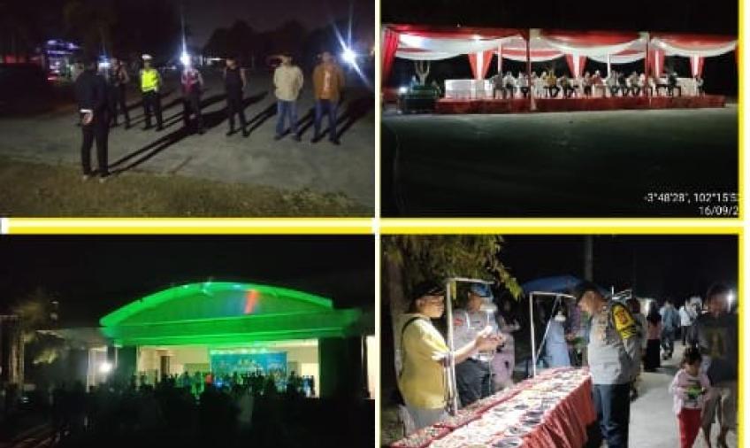 Personel Polresta Bengkulu Laksanakan Pengamanan Penutupan Rakorwil Apdesi Se Sumatera