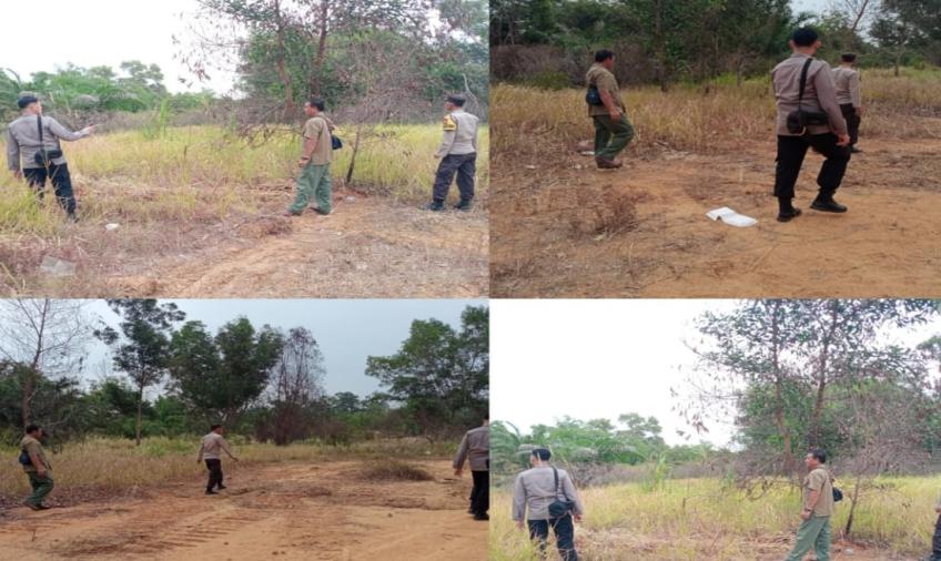 Pantau Karhutla, Personel Polsek Kampung Melayu Patroli di Kawasan TWA