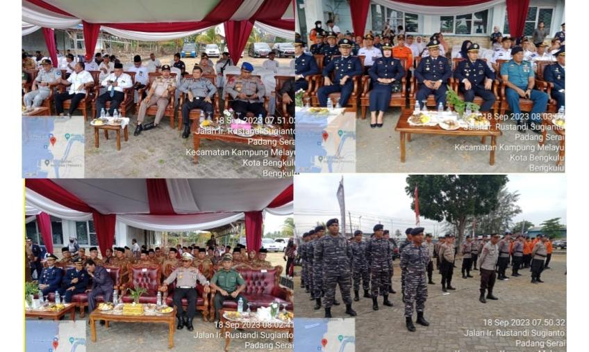 Upacara Harhubnas Diperingati di Lapangan ASDP Pulau Baai