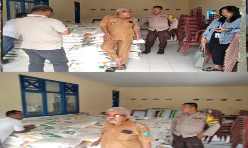 Bhabinkamtibmas Polsek Selebar Monitoring Penyaluran Bansos PKH
