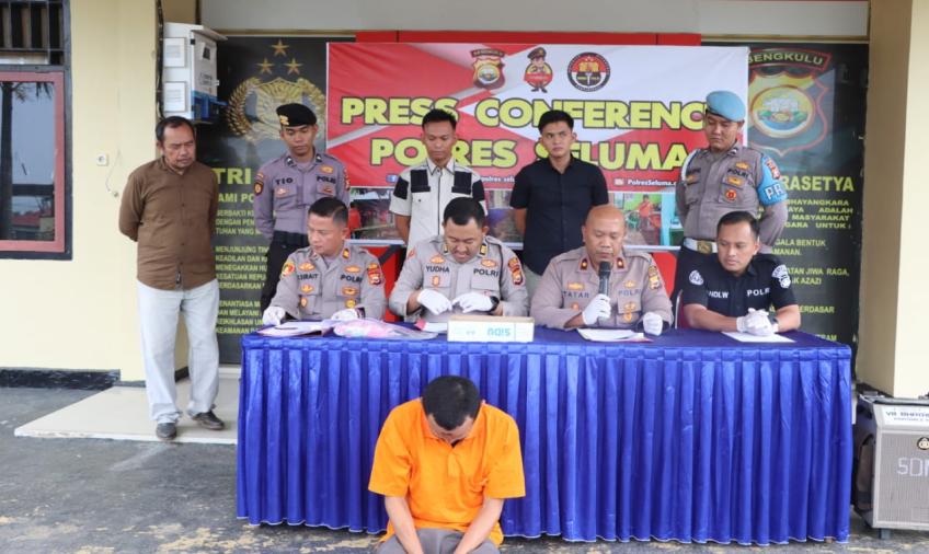 Polisi Tangkap Ayah  di Seluma Cabuli Anak Kandung Usia 3 Tahun