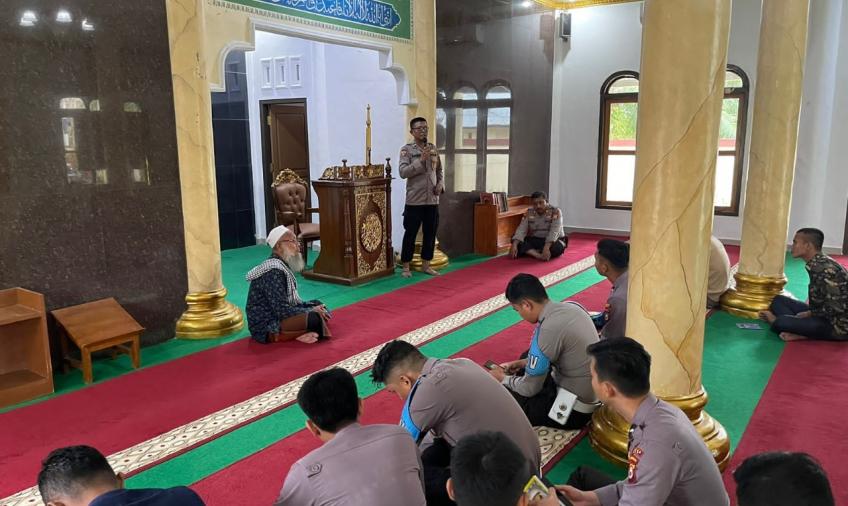 Bag SDM Polres Kaur, Gelar Binrohtal Pembacaan Yasin 