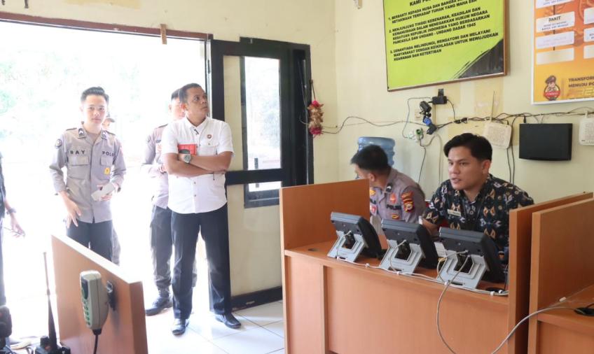 Penilaian Pelayanan Publik, Polres Lebong Kedatangan Tim Ombudsman RI