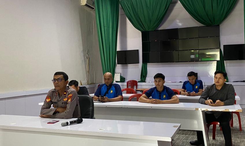 Polres Lebong Ikuti Rapat Daring Anev Mingguan Quick Wins