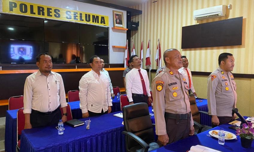 Polres Seluma Gelar Latihan Pra Ops Pekat Nala II 2023