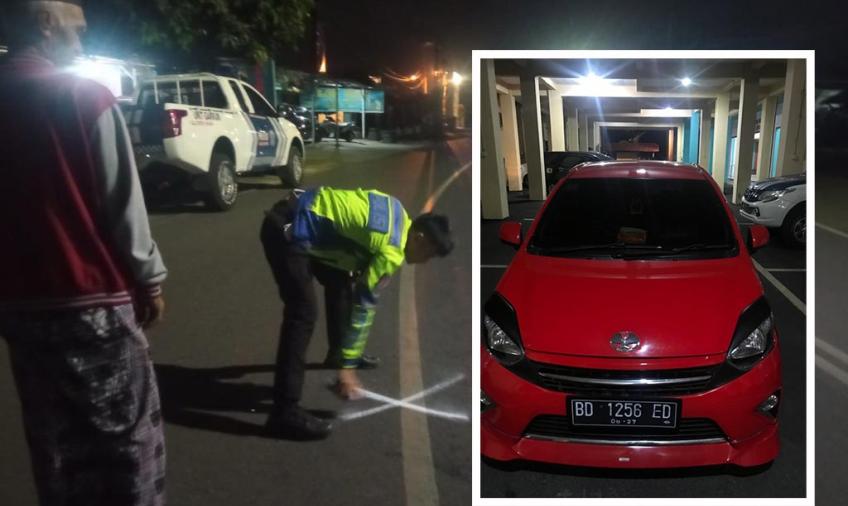 Ditabrak Toyota Agya di Panorama, Pejalan Kaki Tewas