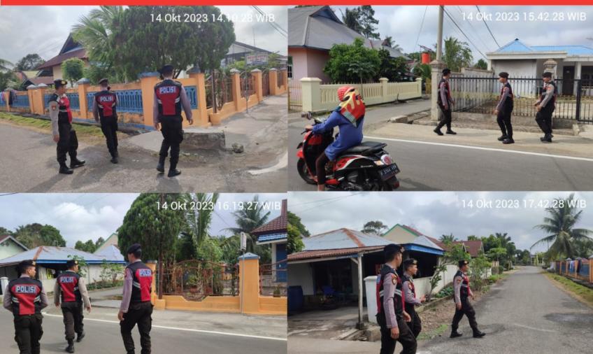 Monitoring Distribusi dan Antrean BBM di SPBU Kutau Medan, Personel Polsek Kota Manna Sampaikan Imbauan