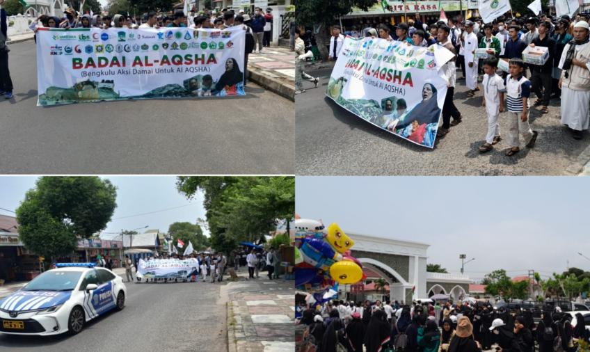 Polresta Bengkulu Berikan Pengamanan Aksi Unjuk Rasa Kecam Israel