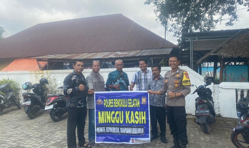 Pererat Jalinan Silaturahmi, Polsek Kota Manna Lakukan Minggu Kasih di Kecamatan Kota Manna