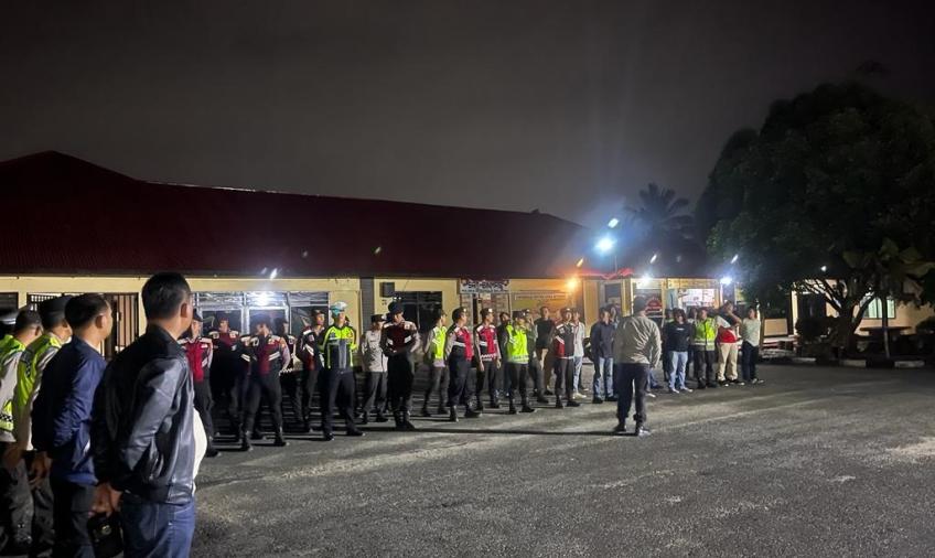 Antisipasi Balap Liar dan 3C Polres BS Gelar UKL di Malam Minggu      