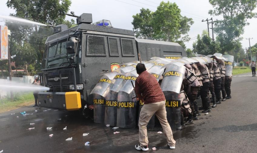 Siap Amankan Kabupaten Kepahiang Jelang Pemilu 2024, Polres Kepahiang Laksanakan Sispamkota