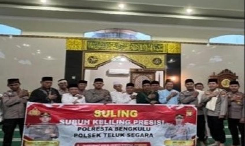 Suling, Kapolresta Bengkulu Serap Aspirasi Jemaah Masjid Al Mukhlisin