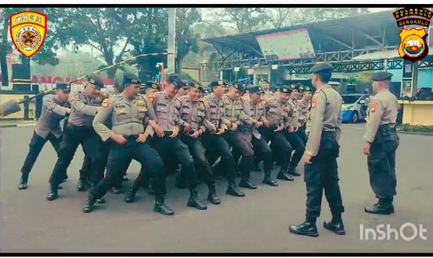 Polresta Bengkulu Laksanakan Latkapuan Dalmas