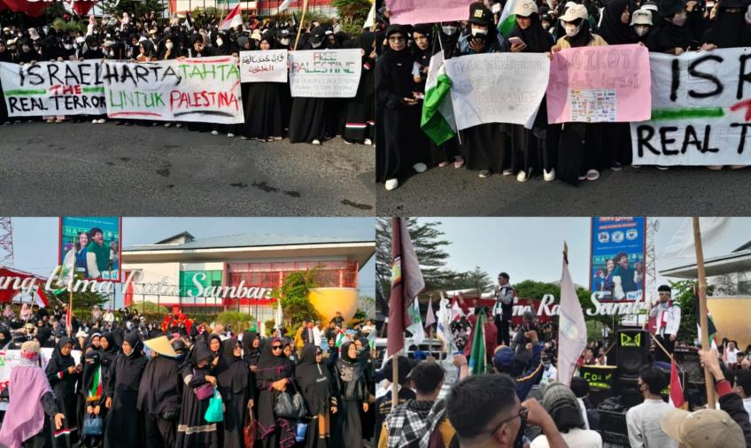 Polresta Bengkulu Amankan Aksi Bela Palestina