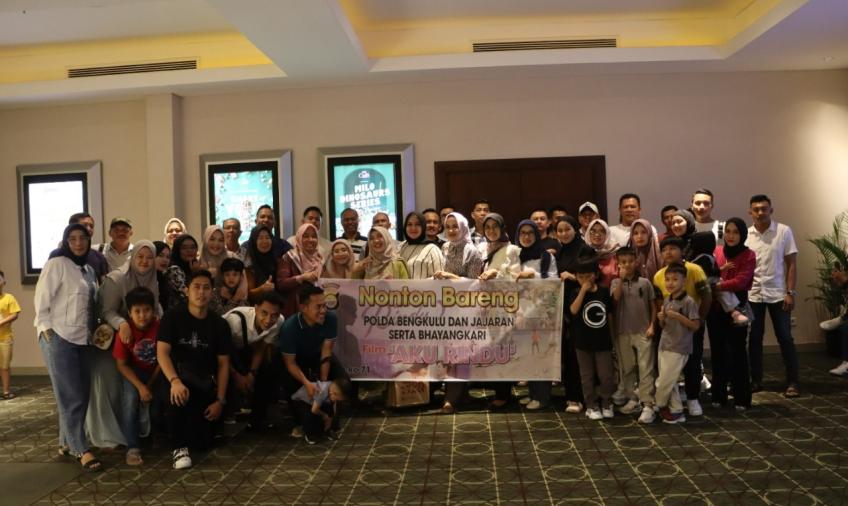 Polres Kepahiang Gelar Nonton Bareng Film Aku Rindu