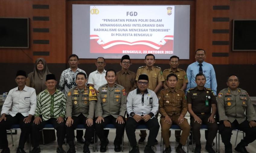 Polresta Bengkulu Terima Tim Supervisi dan Penelitian Puslitbang Polri 