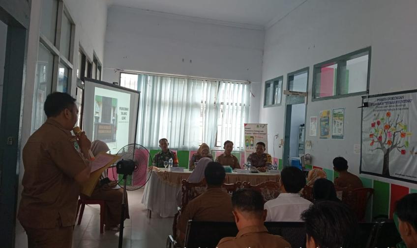 Dukung Pencegahan dan Penanganan Stunting, Bhabinkamtibmas Polsek Lebong Selatan Hadiri Rapat Lintas Sektor 