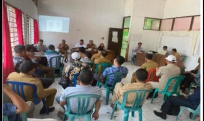 Kanit Intelkam Polsek Semidang Alas Maras Hadiri Kegiatan Musyawarah Antar Desa Terkait BUMDes 
