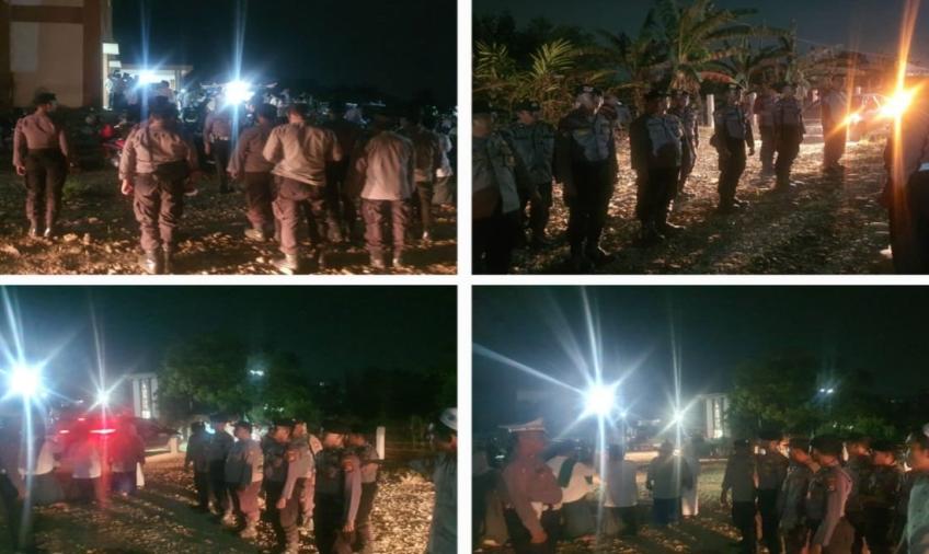 Puluhan Personel Polresta Bengkulu Amankan Kegiatan Dzikir Akbar Peringatan Hari Santri Nasional 