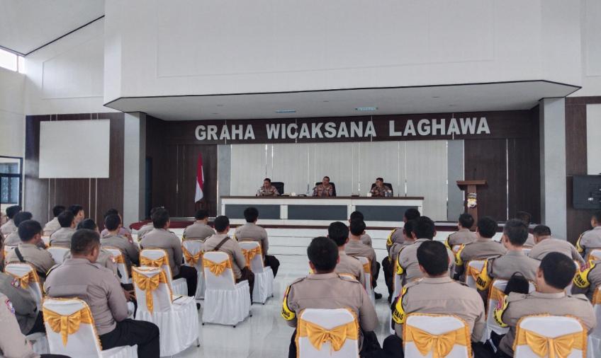 Pembenahan Kinerja, Tim Supervisi Dit Binmas Polda Bengkulu Audiensi Bersama Personel Polres BS 