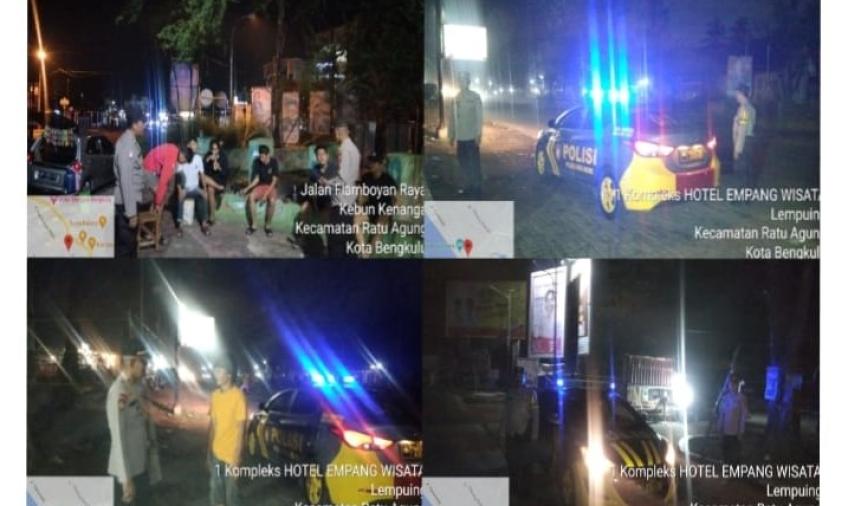 Personel Polsek Ratu Agung Patroli Keliling, Imbau Warga Waspada 3C