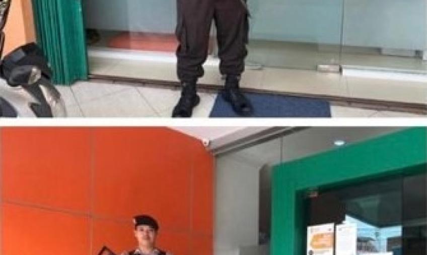 Personel Satsamapta Polresta Bengkulu Patroli Objek Vital 