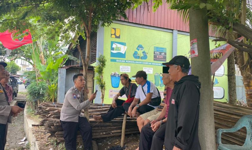 Bhabinkamtibmas Polsek Kota Manna Gelar Jumat Curhat di Kelurahan Kota Medan 