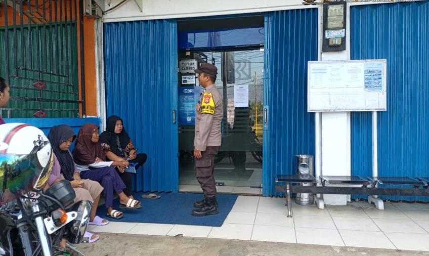 Patroli Unit Samapta Polsek Pino Raya Pantau  Objek Vital 