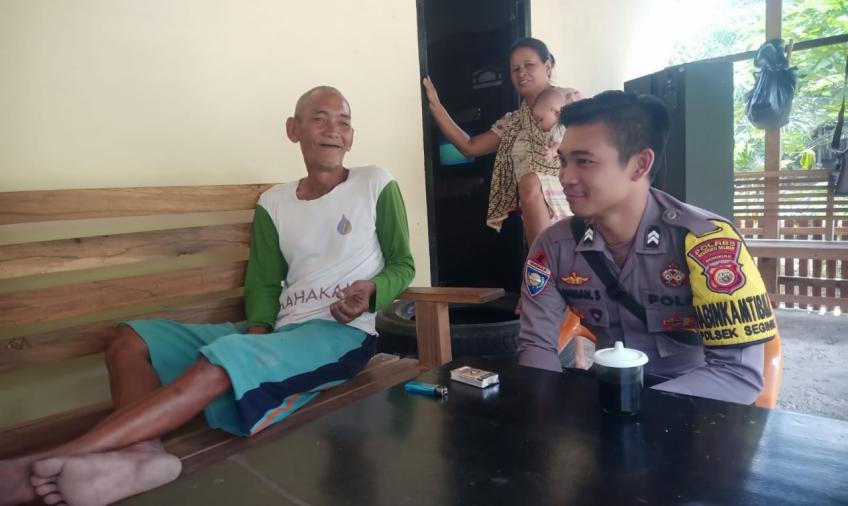 Tingkatkan Pengawasan, Bhabinkamtibmas Polsek Seginim Sambang DDS dan Dialogis