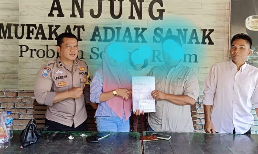 Suami Selingkuh Istri Lapor Polisi, Bhabinkamtibmas Lakukan Problem Solvig