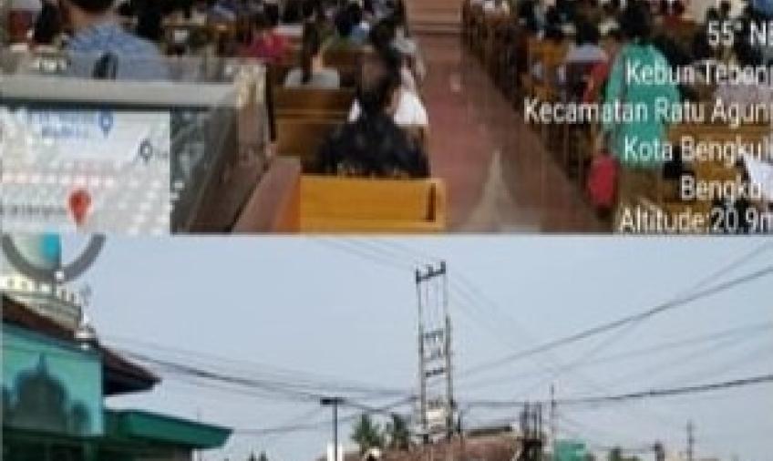 Polsek Ratu Agung Lakukan Pengamanan Ibadah Mingguan Umat Kristiani di GKII 