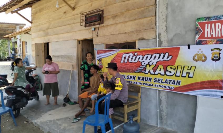 Dengarkan Keluhan dan Aspirasi Masyarakat, Polsek Kaur Selatan Gelar Minggu Kasih 