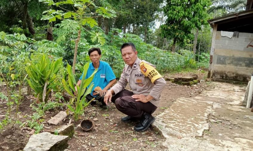 Jaga Ketahanan Pangan Aipda Andi Ansori Melakukan Kunjungan Sambang ke Warga Binaan
