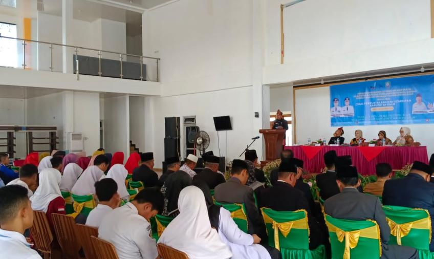 Polres Kaur Hadiri Kegiatan Pengukuhan Bunda Literasi Kecamatan se Kabupaten Kaur