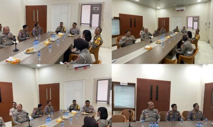 Polresta Bengkulu Gelar Rapat Supervisi Bid Ops Subdit Standar Cegah dan Tindak Ditkamsel Korlantas