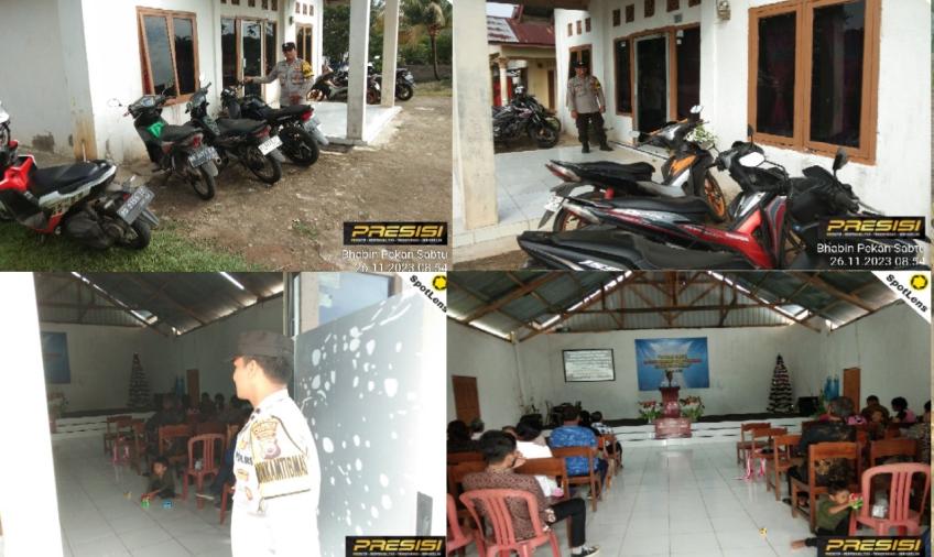 Polsek Selebar Laksanakan Pengamanan Ibadah Mingguan di Gereja GPDI Maranatha dan GKII Betungan 