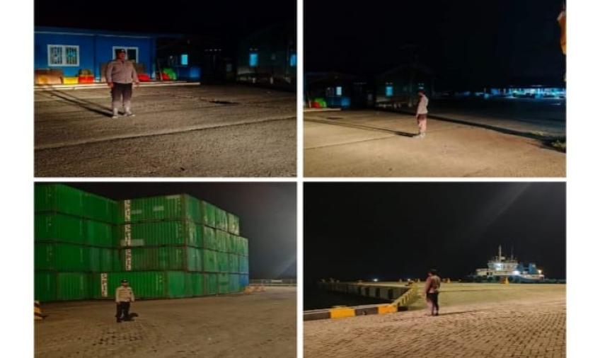 Antisipasi Tindak kejahatan, Polsek KSKP Pulau Baai Patroli Mobiling 