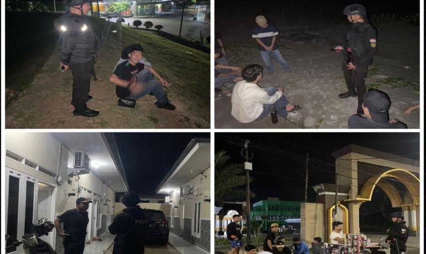 Sat Sampata Polresta Bengkulu Patroli dan Sampaikan Imbauan Kamtibmas