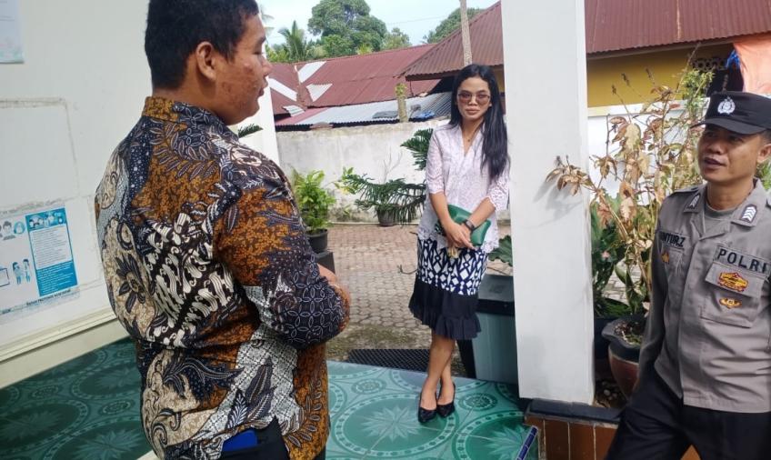 Babinkamtibmas Polsek Kota Manna Pengamanan Laksanakan Monitor dan Gereja Ciptakan Kenyamanan Beribadah